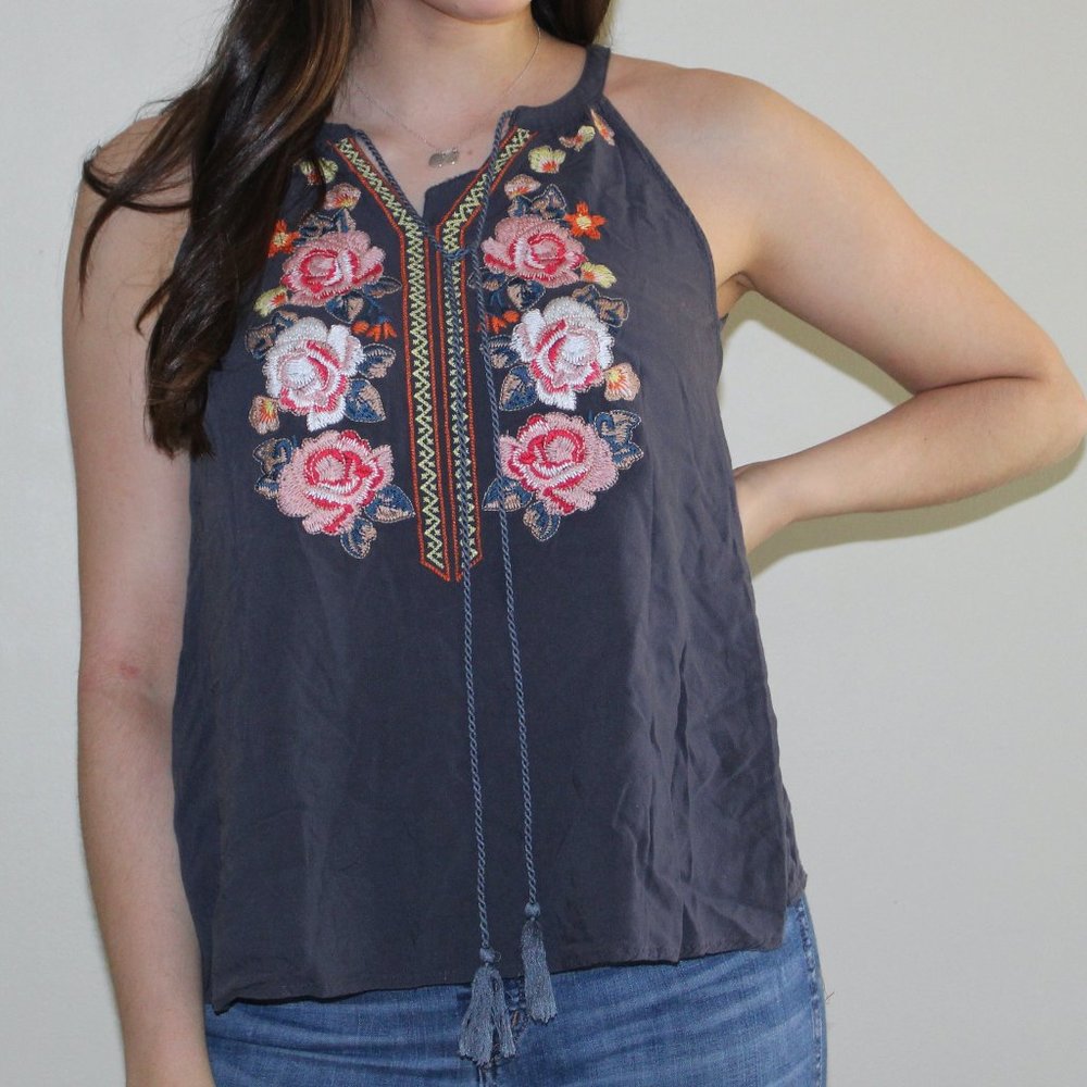 Altar'd State Embroidered Tank Top